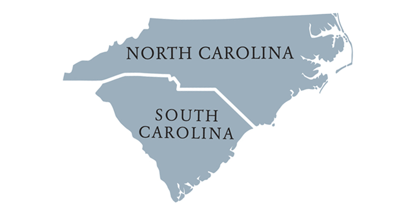 North and South Carolina